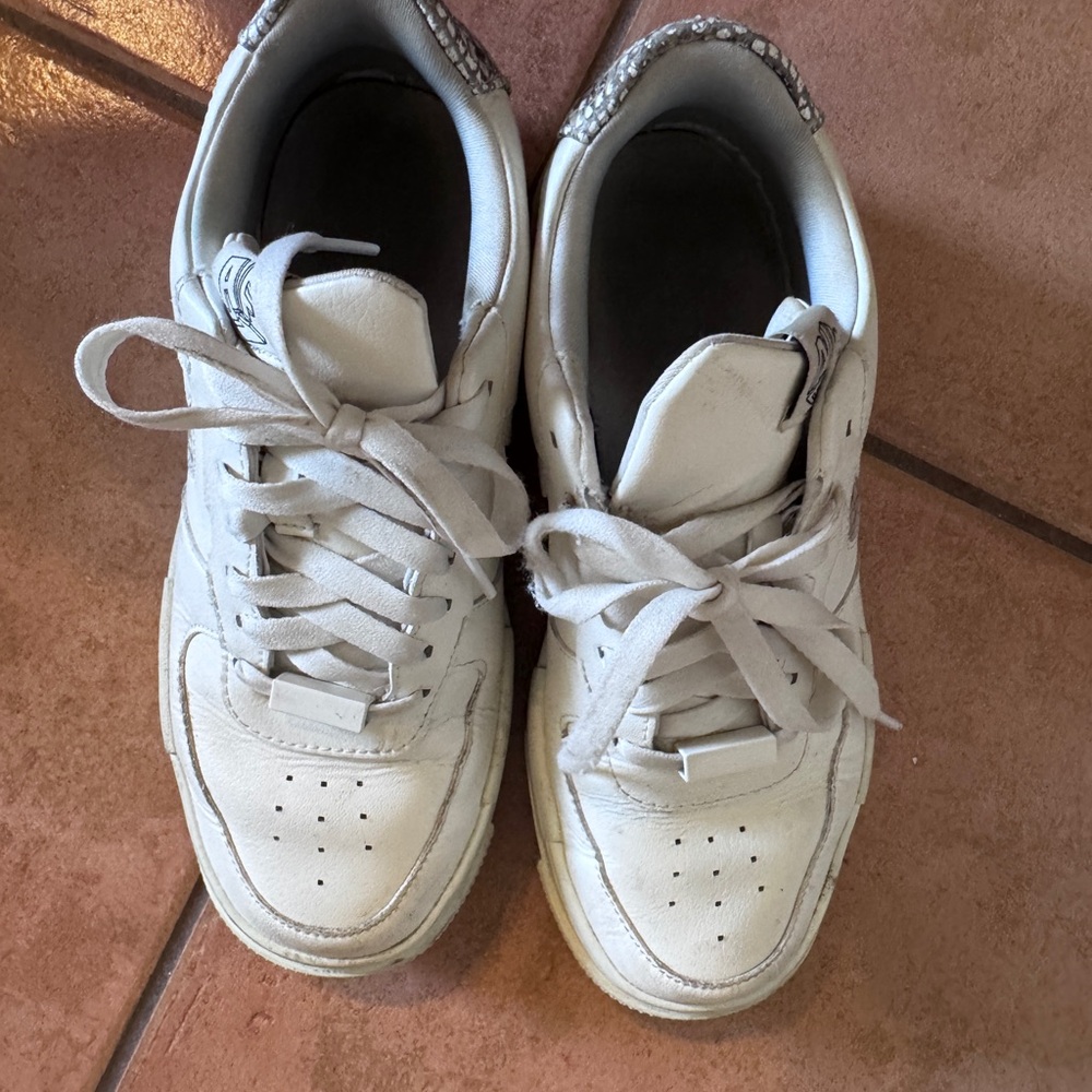 White Leather Sneakers